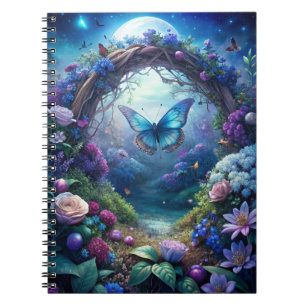 A Moonlit Butterfly Notebook