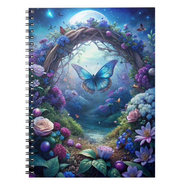 A Moonlit Butterfly Notebook (Front)