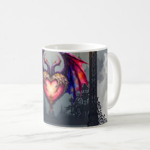A Moonlit Invitation –Love Turns the Gears of Time Coffee Mug