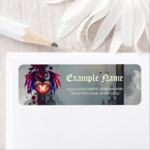 A Moonlit Invitation – Where Love Turns the Gears Return Address Label