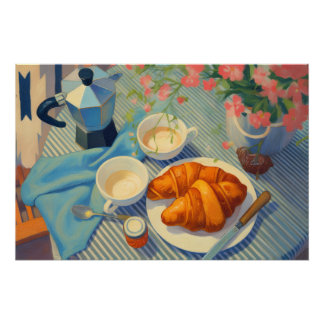 A Morning in Paris - Original Travel Poster