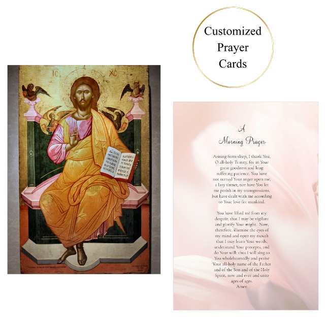 A Morning Prayer Card Orthodox Christian (Creator Uploaded)