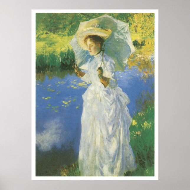 A Morning Walk, 1888 John Singer Sargent Poster (Front)