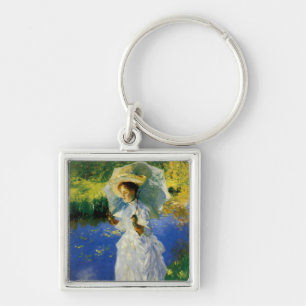 A Morning Walk Key Ring
