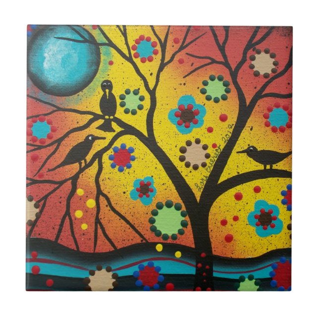 A Morning With You BY LORI EVERETT Tile (Front)