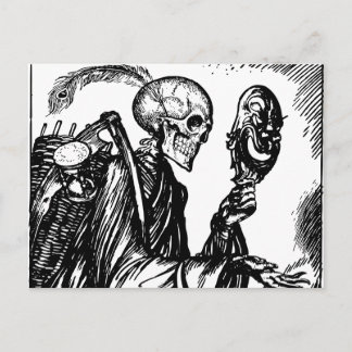 A morte chama postcard