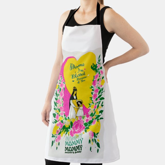 A mother is a blessing. apron (Insitu)