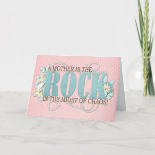 A mother is the rock card