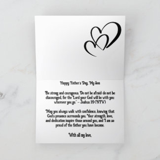 A Mother’s Blessing: Strength and Faith for My Son Card