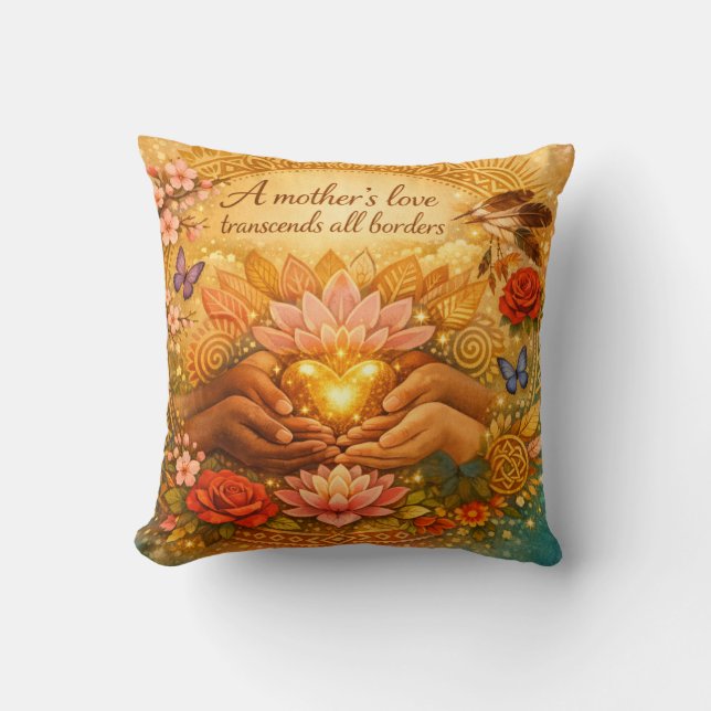 A Mother’s Love — Decorative Pillow (Front)