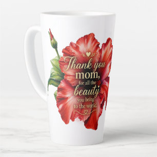 A Mother’s Love   Floral Mother’s Day  Latte Mug