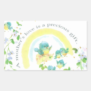 A Mother’s Love Is A Precious Gift Rectangular Sticker