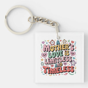 A Mother’s Love Is Limitless And Timeless Key Ring
