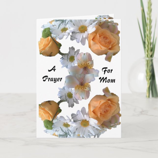 A MOTHERS DAY PRAYER card (Front)