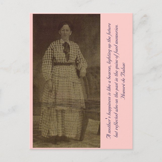 A Mother's Happiness is Like a Beacon... Postcard (Front)