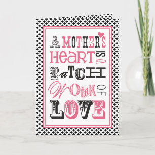 A Mother's Heart Mother's Day Card