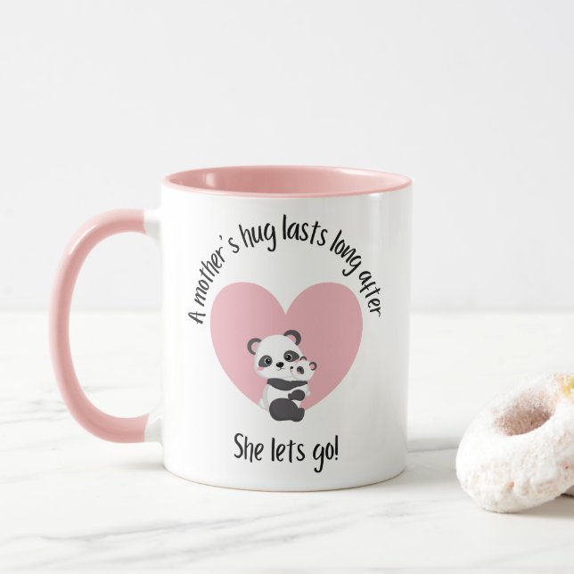 A Mother's Hug, Panda  Mug (With Donut)