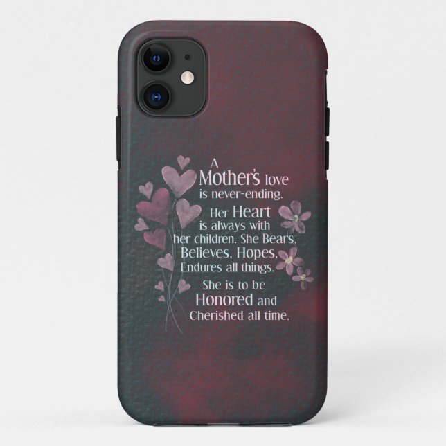 A Mother's Love  Case-Mate iPhone Case (Back)