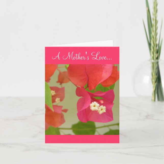 A Mother's Love... Holiday Card (Front)