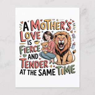 A Mother's Love Is Fierce And Tender At Same Time Flyer