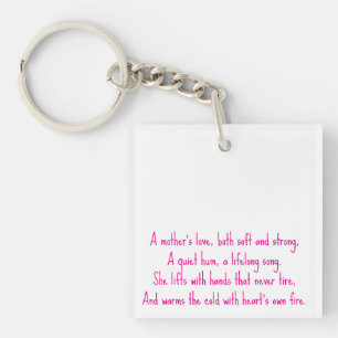 A Mother's Love Key Ring