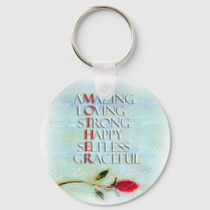 A Mother's Love Key Ring