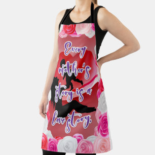 A Mother's Love Story Apron