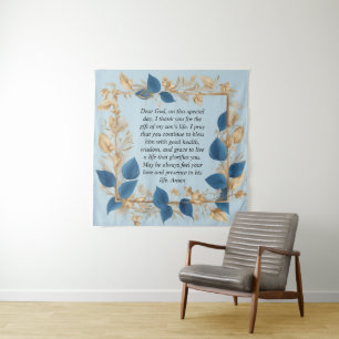 A Mother's Prayer for her Son Tapestry
