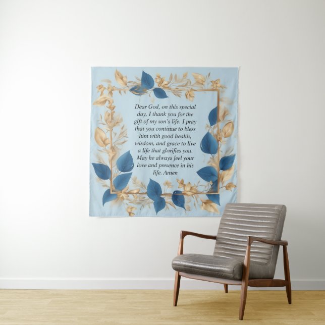 A Mother's Prayer for her Son Tapestry (In Situ)
