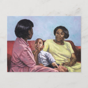 A Mother's Strength 2001 Postcard
