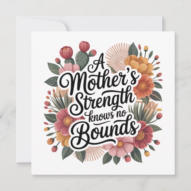 A Mother's Strength Knows No Bounds (Front)