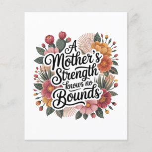 A Mother's Strength Knows No Bounds Flyer