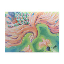 "A Mother's Warmth" Mothers Day Postcard