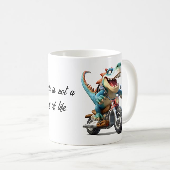 A Motorcycle Journey Coffee Mug (Front Right)