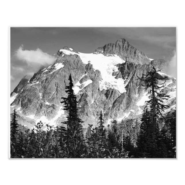 A mountain in North Cascades National park  Photo Print (Front)