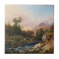 A Mountain Landscape With a Smithy