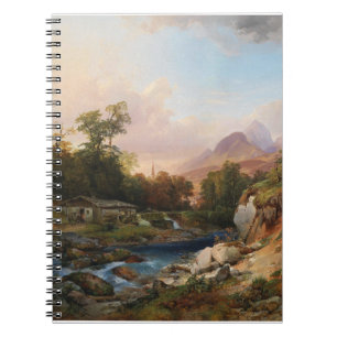 A Mountain Landscape With a Smithy Notebook