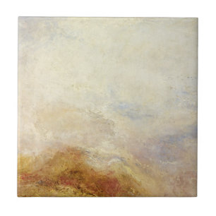 A Mountain Scene, Val d’Aosta – Joseph Mallord... Ceramic Tile