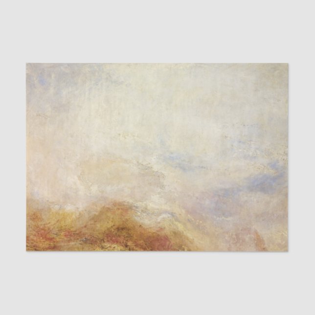 A Mountain Scene, Val d’Aosta – Joseph Mallord... Tissue Paper (Front)