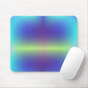 A mousepad with a gradient design in blue