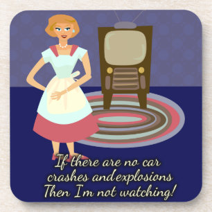 A Movie Loving Housewife Coaster