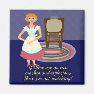 A Movie Loving Housewife Magnet