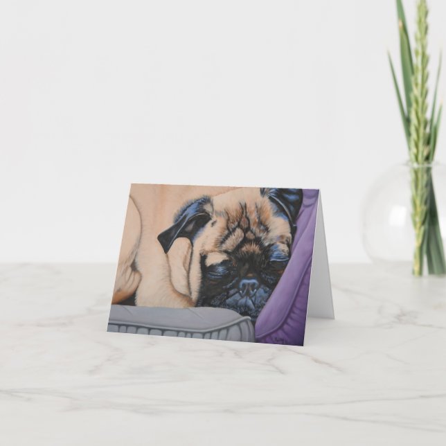 A Much Needed Rest Note Card (Front)