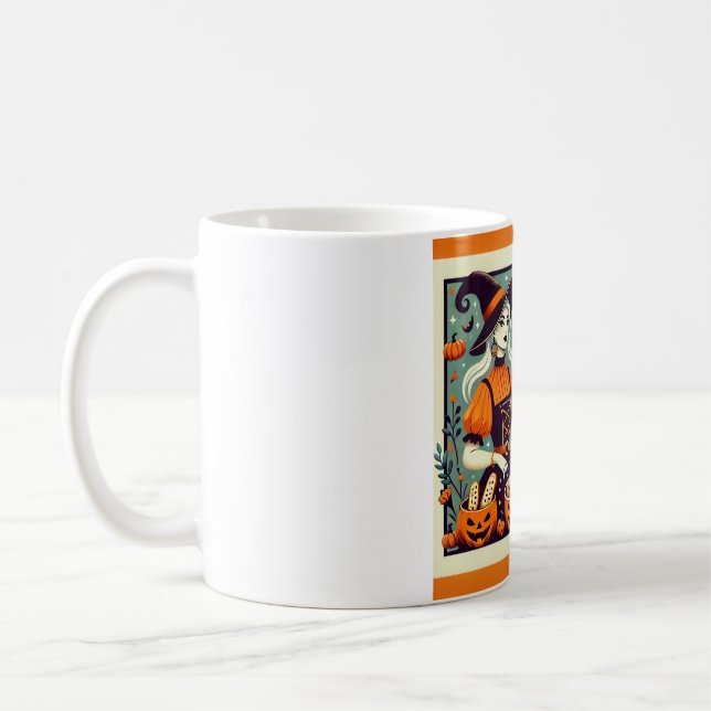 a mug baking Halloween sweets of various designs (Left)