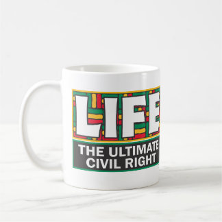 A mug for sharing your pro-life beliefs.