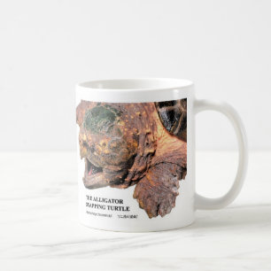 a mug of a crocodile turtle