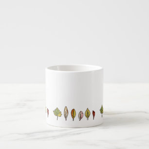 a mug of leaves
