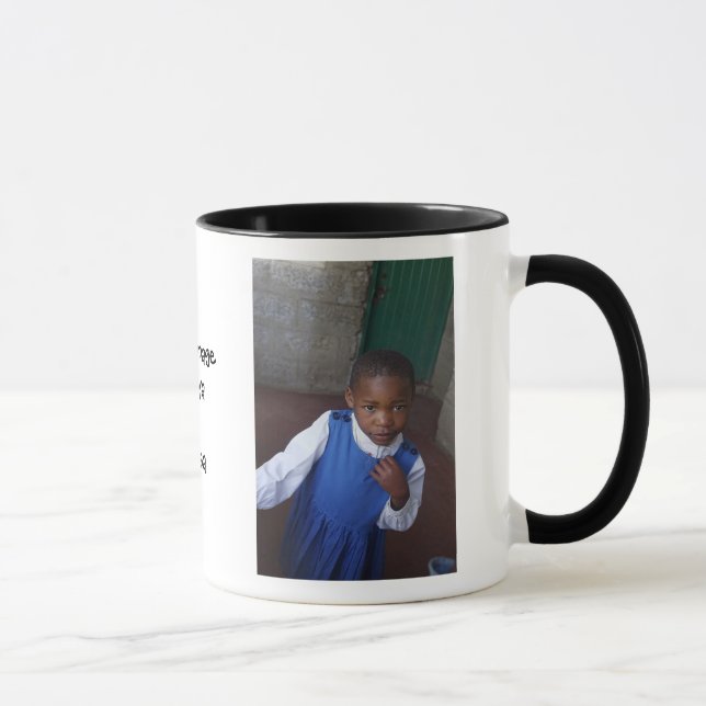 A mug to help AIDS orphans (Right)