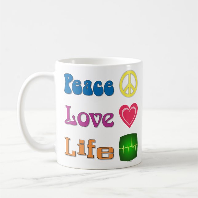 A mug to promote life, and more. (Left)