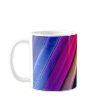A mug with bright and bold colours